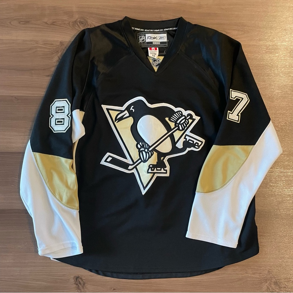 Sidney Crosby #87 Penguins NHL Jersey, Long Sleeve Sports Shirt